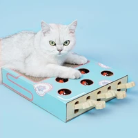 Cat Toy Whack-a-Mole Cat Scratching Board Toy