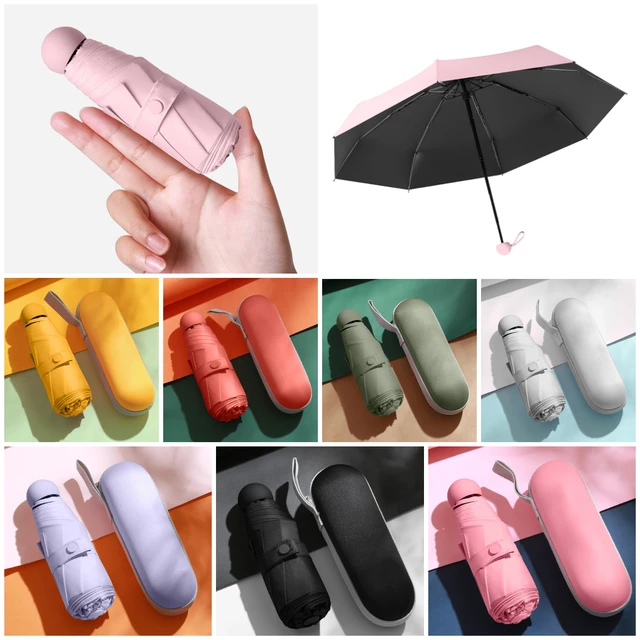 Blokkeren samenzwering tafel Kleine Mini Paraplu Pocket Zon Bescherming En Ultraviolet Bescherming  Parasol Vinyl Paraplu _ - AliExpress Mobile