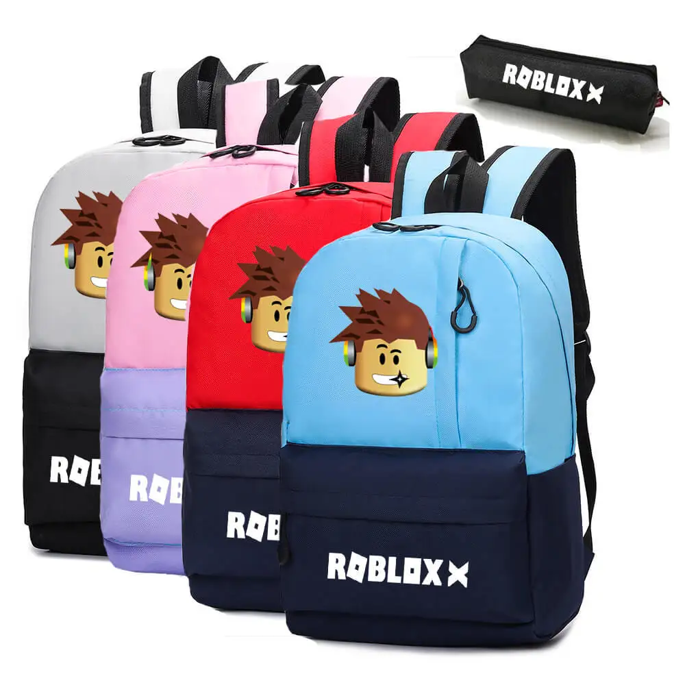 

Game Peripheral Roblox Backpack Multi-functional Backpack Student Schoolbag Outdoor Leisure Travel Bag Sports Zipper Backpack