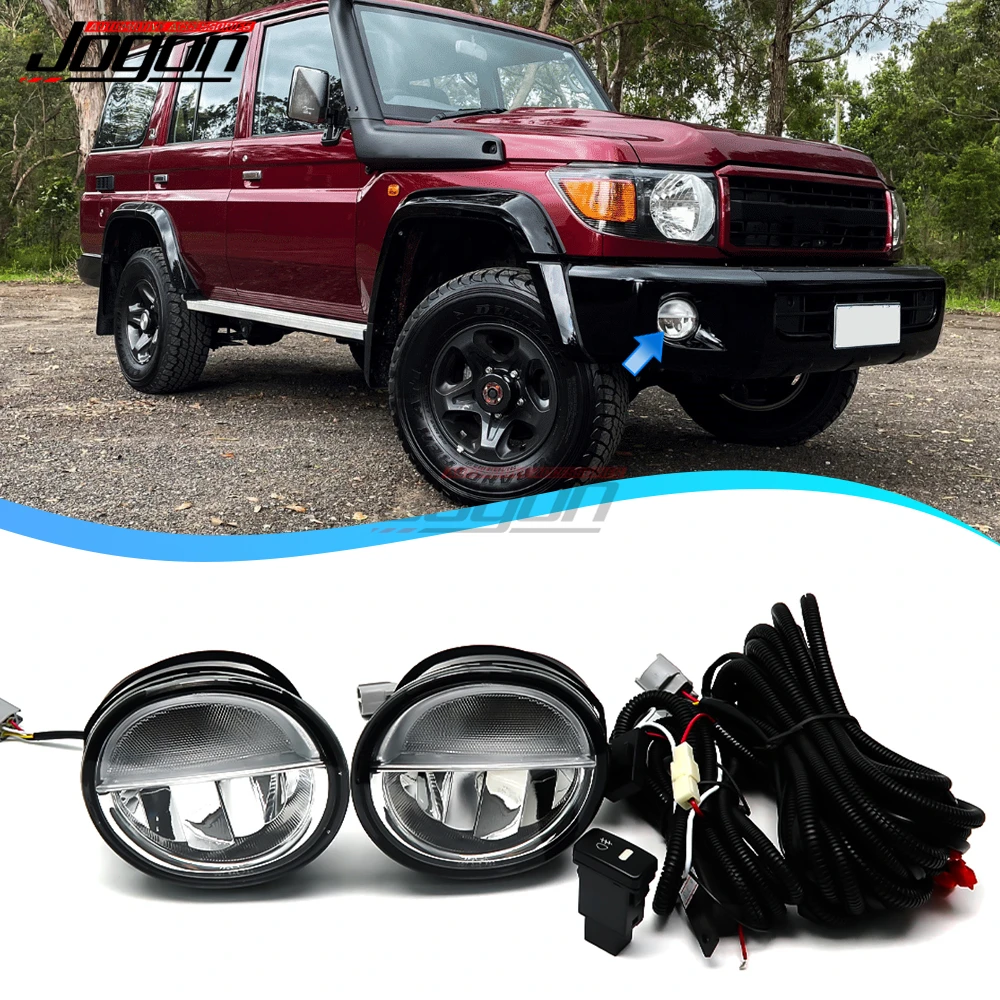 Led Front Bumper Fog Lamp Light For Toyota Lc70 Fj70 Fj76 Fj77 Fj78