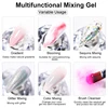 NICOLE DIARY 30ml Color Mixing Gel Nail Polish Soak Off UV LED Nail Glitter Sequins Fusion Gel Varnish Manicure Decoration Tool 4