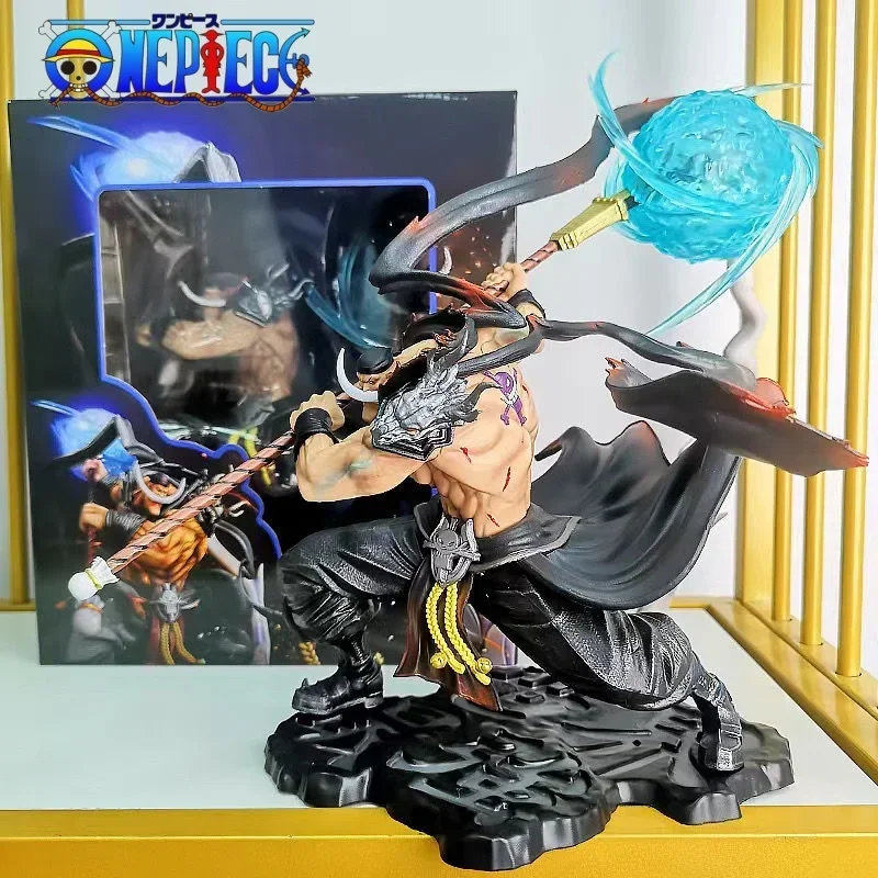 

One Piece Anime Figure White Beard Edward Newgate POP Max Action Figure With Light Collection Decorations Statue Model Toy
