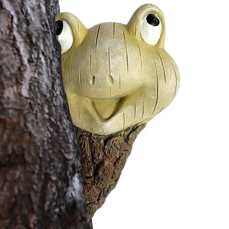 

Фигурки лягушек домашний декор, фигурки животных, статуя лягушки, украшение для улицы, подглядывающая лягушка, коллекционные фигурки, уличные полимерные фигурки