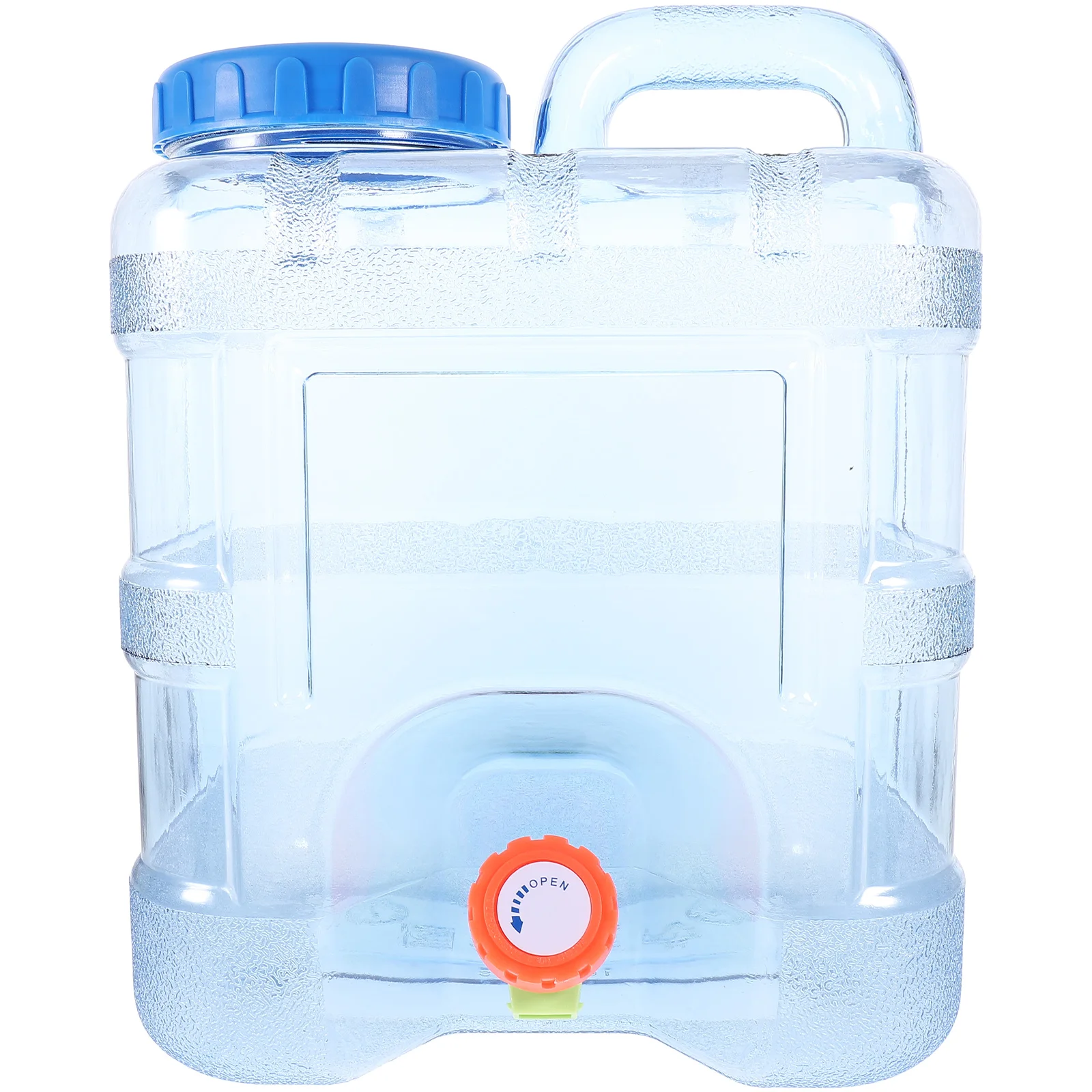 

Water Jug Bottle Gallon Container Bucket Camping Portable Storage Outdoor Mineral Dispenser Hiking Carrier Large Handle Canteen