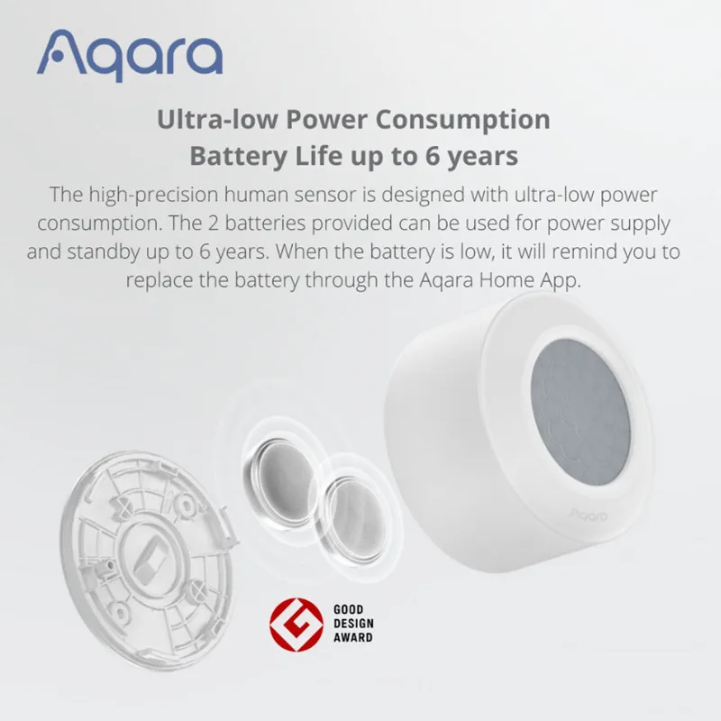 Aqara-sensor Humano de Alta Precisão Sensor de Movimento Zigbee 3.0 Conexão de Movimento sem Fio Ipx5 Impermeável Trabalhar com Homekit - Image 3