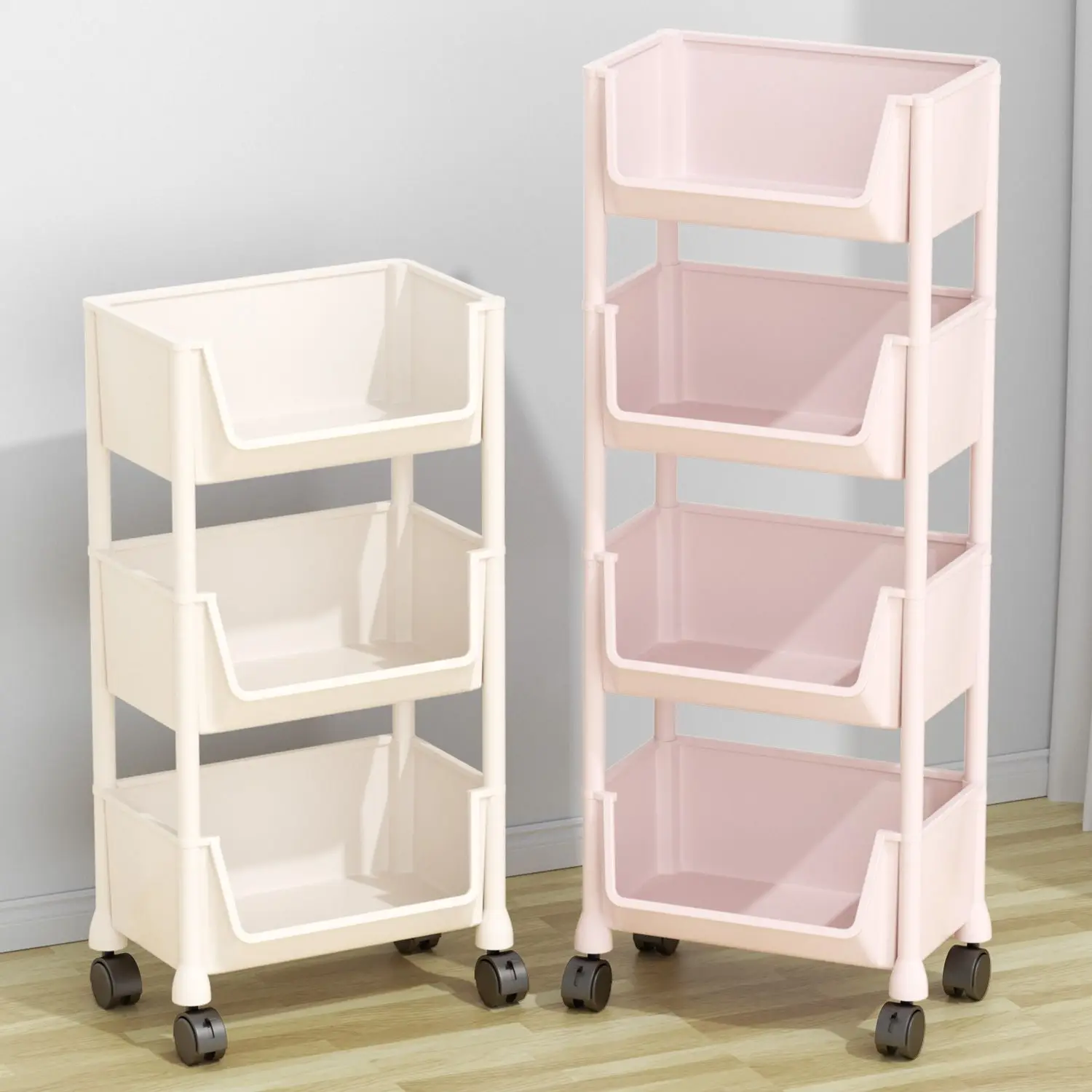Scaffale Portaoggetti Per Carrello Snack Soggiorno Balcone Bagno Multistrato Gap Storage Zainetto Cucina Mobile Portaverdure