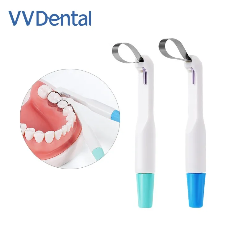 2pcs Dental Forming Sheet Orthodontic Sectional Contoured Metal Matrice For Kids Adult Dentistry PRO Matrix Bands 4.5mm 6mm