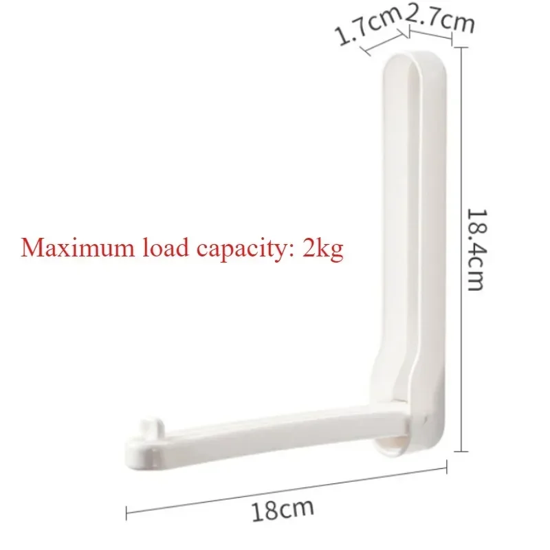 Clothes Rack Wall-mounted Storage Hangers Dormitory Students Hangers Hooks Simple Folding Non-slip Clothes Hangers Clothing Rack 6