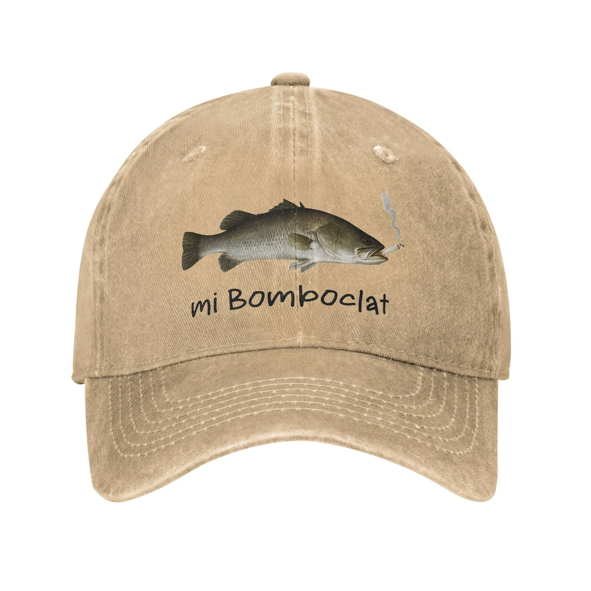 Lustige Bomboclat Fisch Meme Trucker Hut Outfits für Männer Frauen Baseball Cap Retro Kopfbedeckung Snapback Caps verstellbar