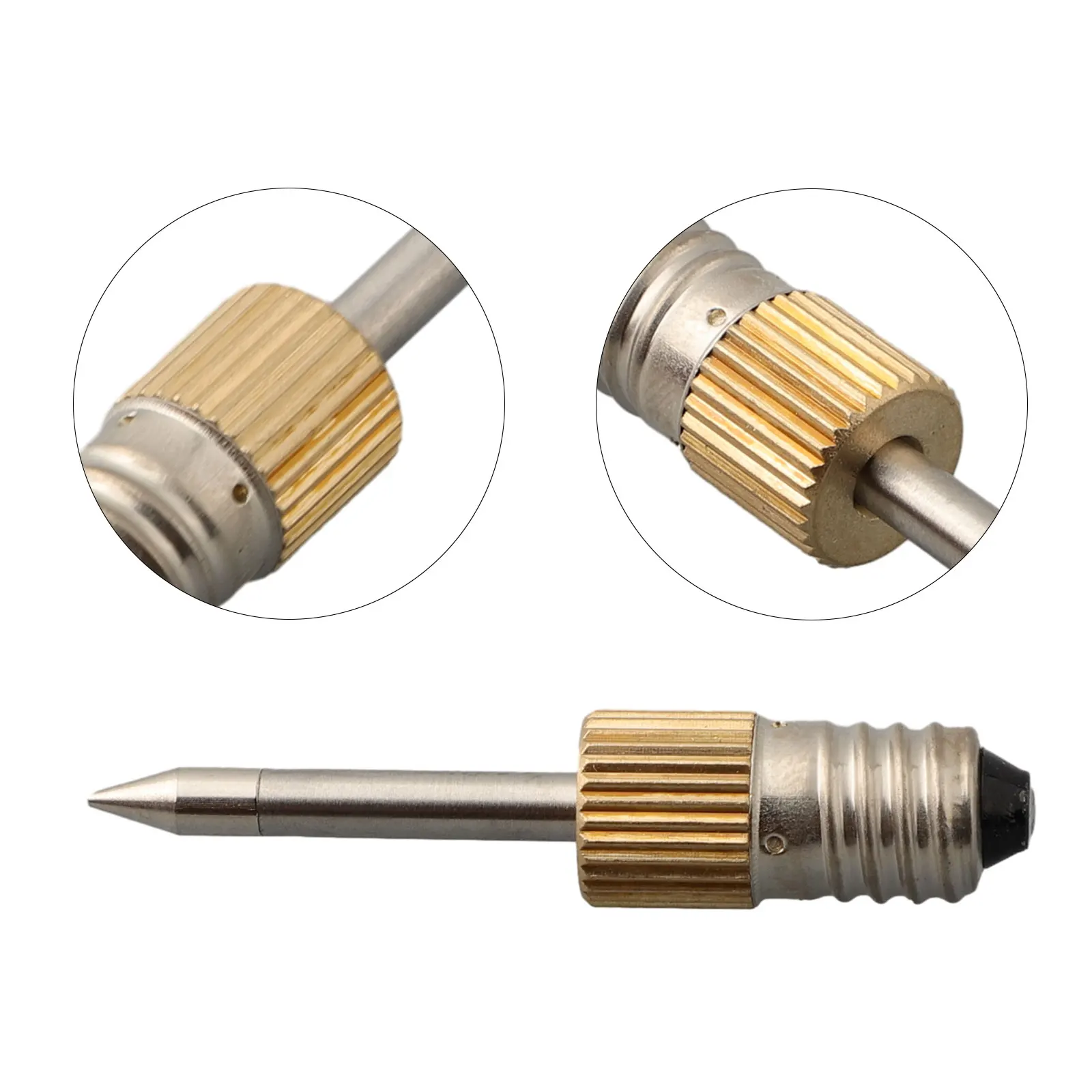 

50 Mm/1.97 Inches Soldering Iron Tips Replacement Soldering Iron Tips Welding Head For E10 Interface Welding Accessories