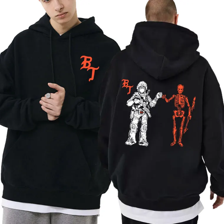 

Forward Observations Group Graphic Hoodie Male Vintage Black Streetwear Skeleton Graphic Hoodies Men Gothic Oversized Sweatshirt