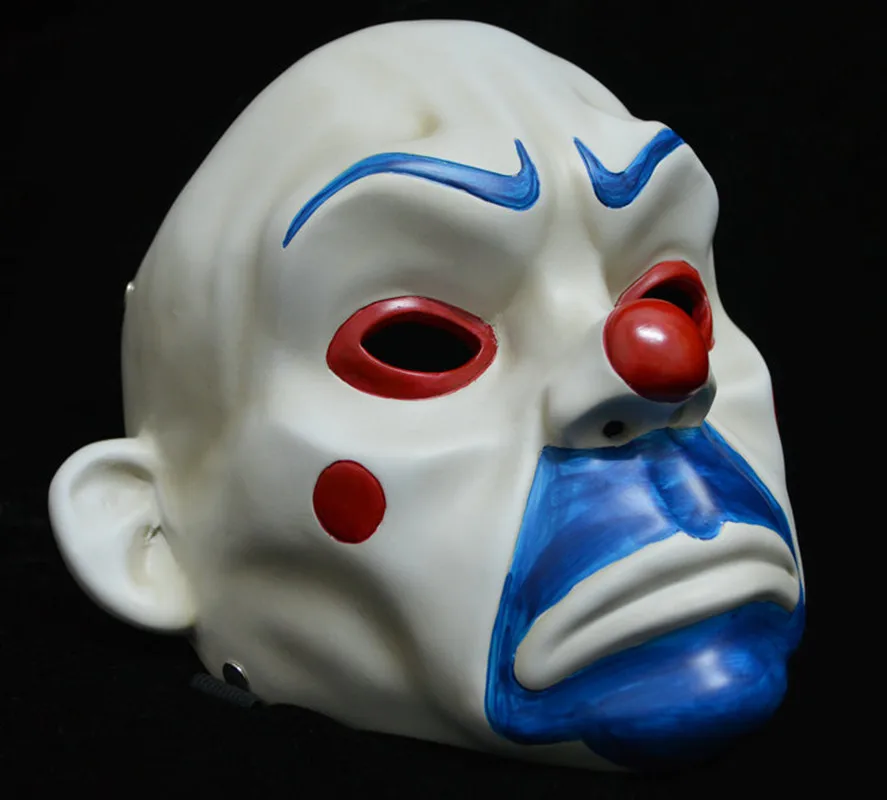 Halloween Mask Joker Bank Robber Resin Mask Clown Dark Knight Cosplay Halloween Costume halloween mask,horror mask