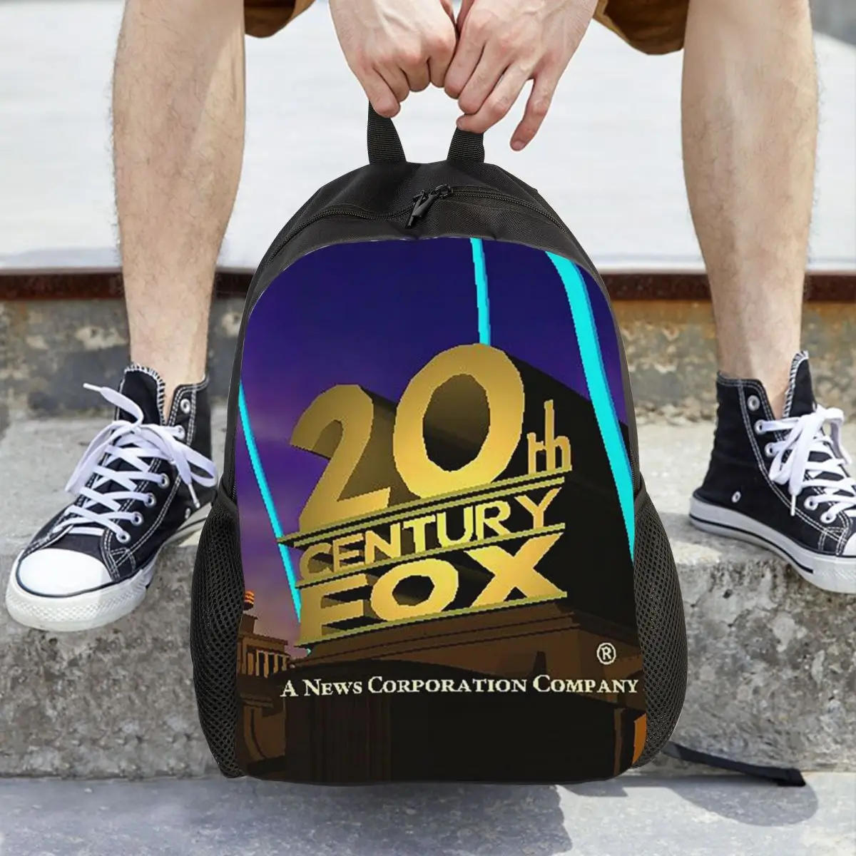 Zaino per studenti 20th Century Fox, borsa da scuola, zaino da viaggio per escursioni, per ragazzi e ragazze, borsa a tracolla alla moda - immagine 6