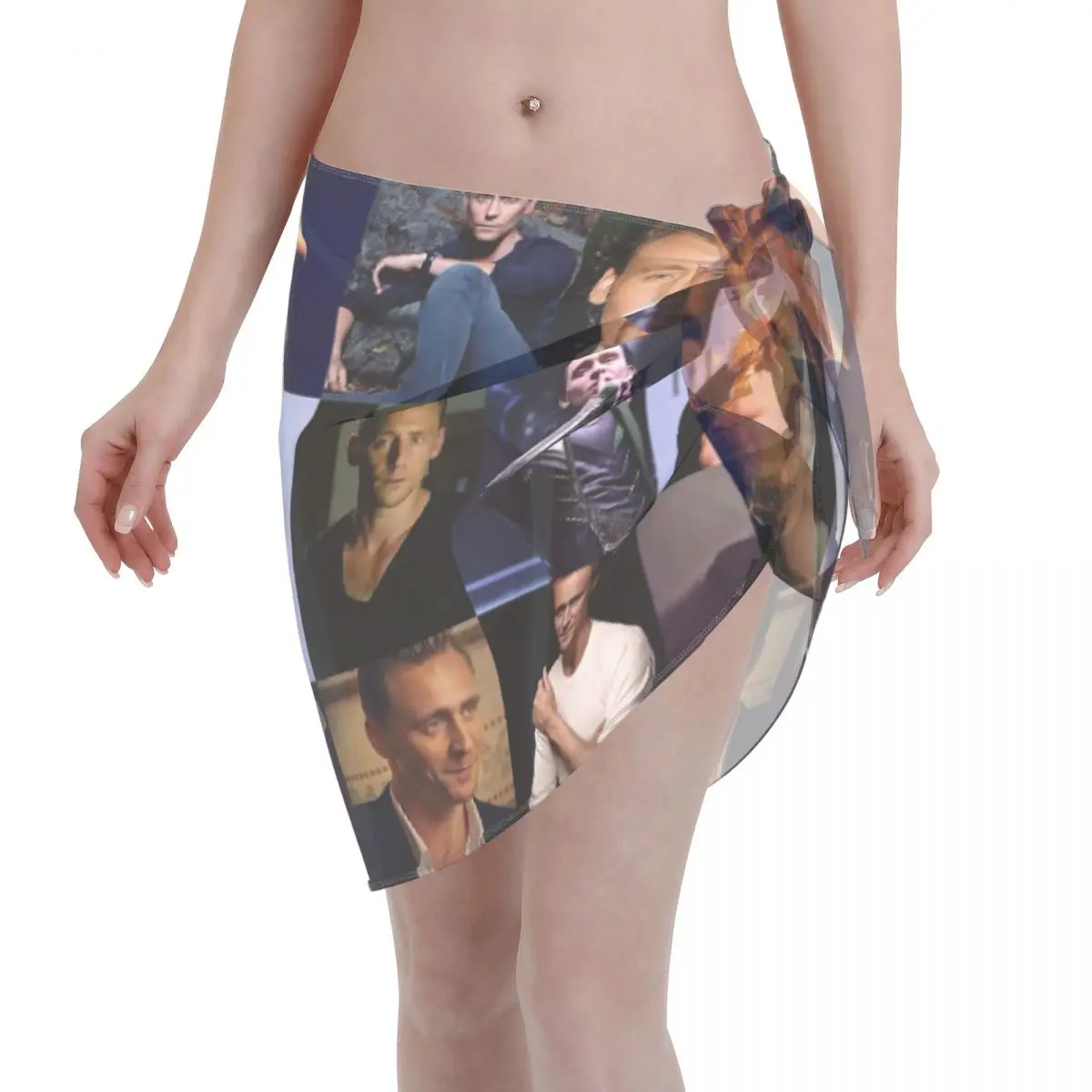 

Sexy Swimwear Pareo Tom Hiddleston Beach Cover Up Wrap Kaftan Sarong Skirt Thomas William Hiddleston Swimsuit Bikini Cover-Ups