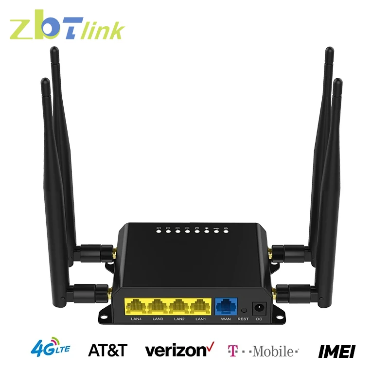 Router Wi-fi com Slot para Cartão Sim 4g Modem Wan 300mbps Openwrt Roteador 128mb Ram Gsm Lte Usb Lan Antena Ponto de Acesso We826-t2 - Imagem 3