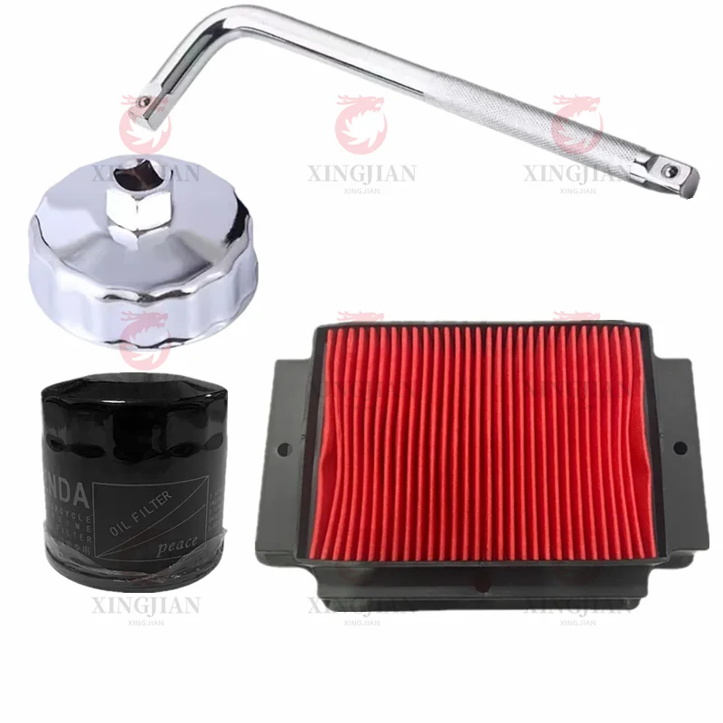 Premium Motorcycle Air & Oil Filter for Engine Maintenance Replacement