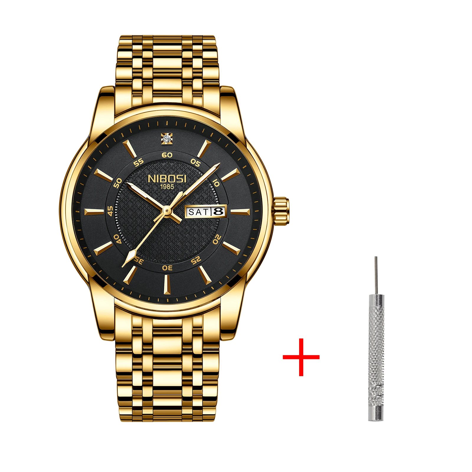 Relogio Masculino NIBOSI Brand Design Men Watch Waterproof Stainless Steel Sports Quartz Watches For Men Relojes Para Hombre 