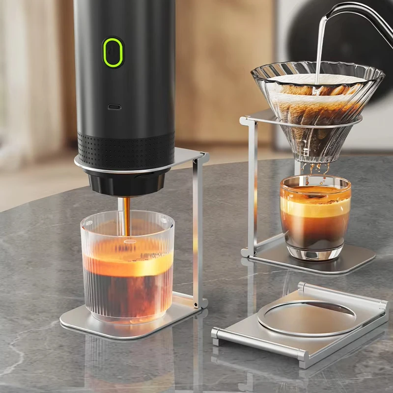 Foldable Coffee Drip Holder Aluminum Alloy Support Stand For Wireless Electric Portable Espresso Coffee Machine Accessories coffee drip holder