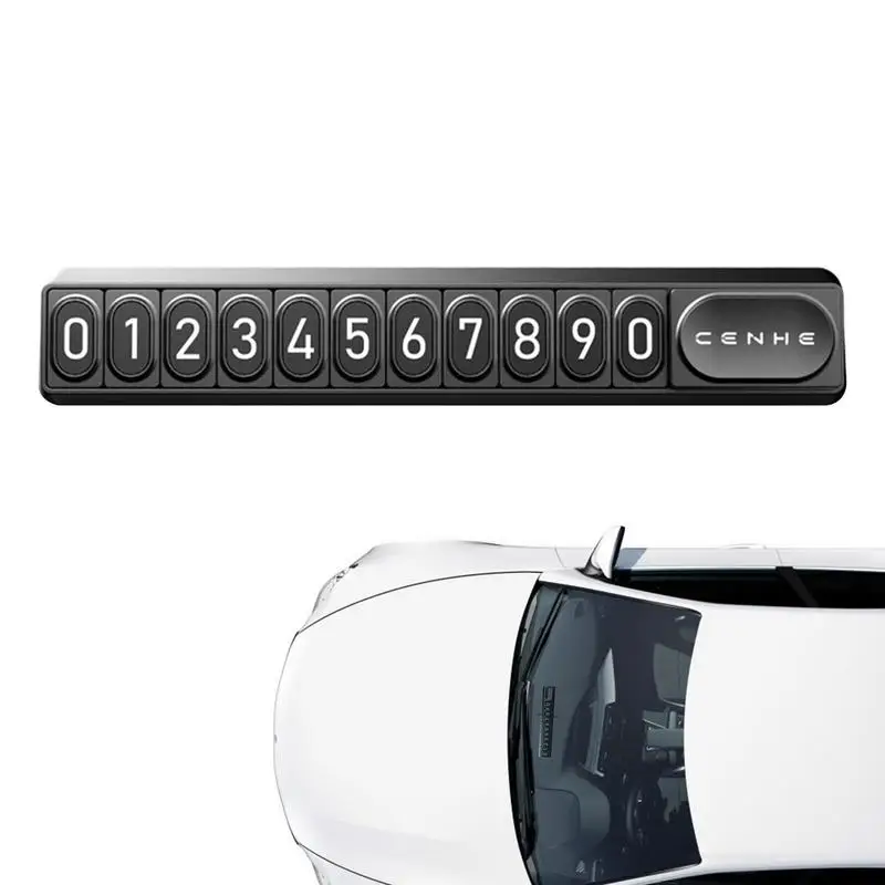 

Мерная табличка с номером телефона, светящаяся табличка с номером телефона, Временный знак остановки, парковочная карта, Автомобильный знак с номером телефона