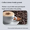 Automatic 48mm Flat Burr Coffee Grinder Machine 220V Home Use Coffee Beans Grinder Machine Italy Coffee Grinding Machine 6