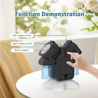 Double head rotating bubble machine children's bubble toys outdoor activities/wedding props Without Battery Bubble Water 3