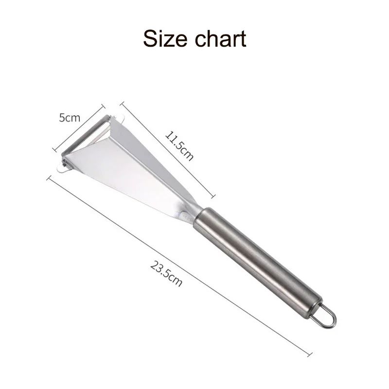 Triangular Apple Cucumber Carving Knife Stainless Steel Push Knife Peeling Scraper Chef Fruit Platter Artifact Food Carving Mold