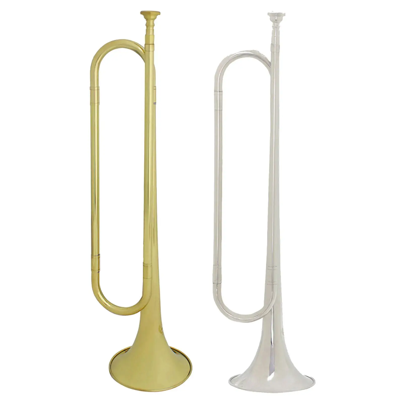 B Flat Bugle Music Instrument Scouting Trumpet Bugle for Orchestra Band