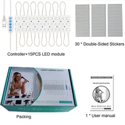 LED Dimmable Vanity Mirror Lights with 5 Color Options (Vanity Mirror Lights)