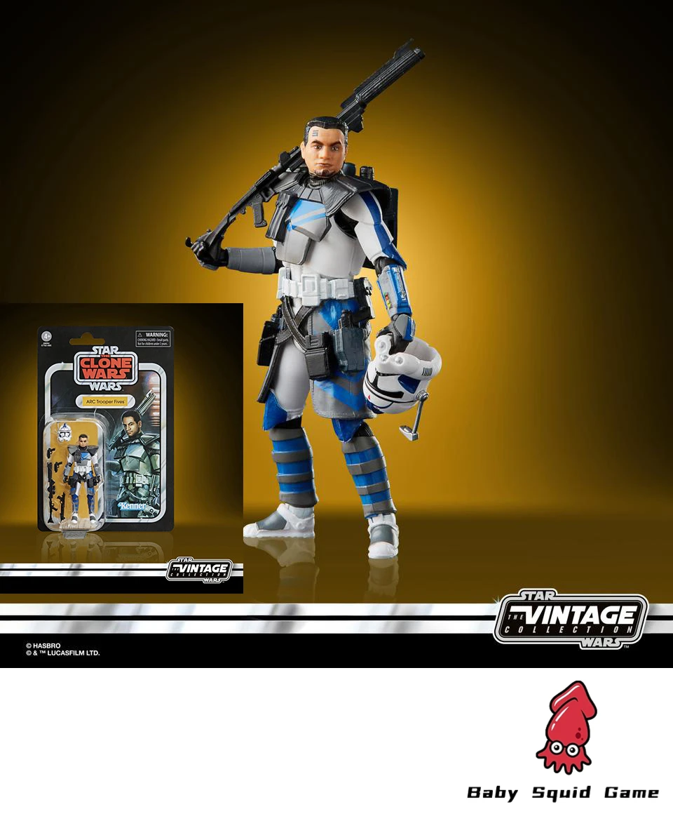 

In Stock Hasbro Star Wars Arc Trooper Fives The Clone Wars Series 3.75 Inches Original Action Figure Model Collection Hobby Gift