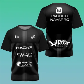 T-shirt Sportiva da Uomo alla Moda per Tennis, Abbigliamento Estivo a Maniche Corte per Allenamento di Badminton e Ping Pong, Top Comodo per Attività all'Aperto