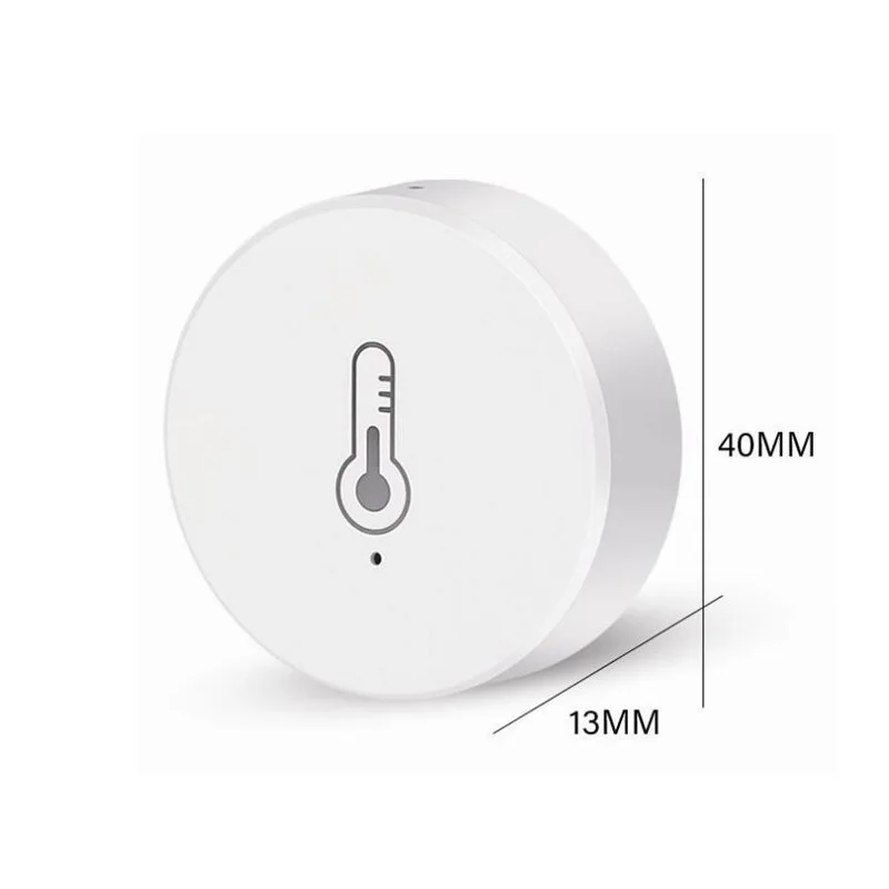 IHSENO Real Time Tuya Smart Life Zigbee Temperature And Humidity Sensor Thermometer Monitor Work For Alexa Google Home Assistant