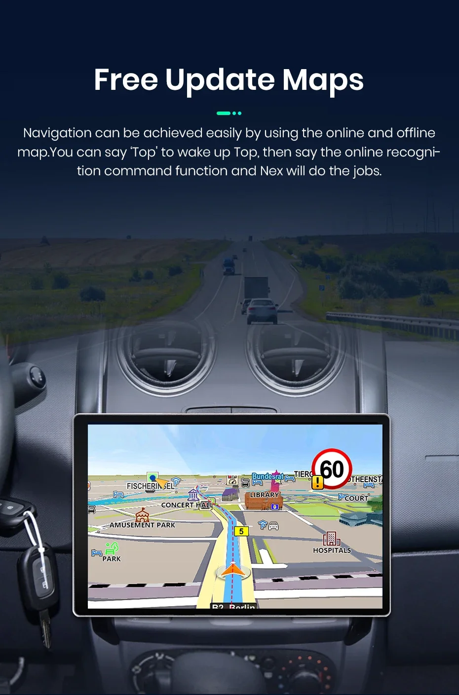 Junsun x7 series 11.5 “kabelloses Carplay Android Auto radio für Renault Duster 2014-2018 für Lada Largus Multimedia Autoradio – Detail 22