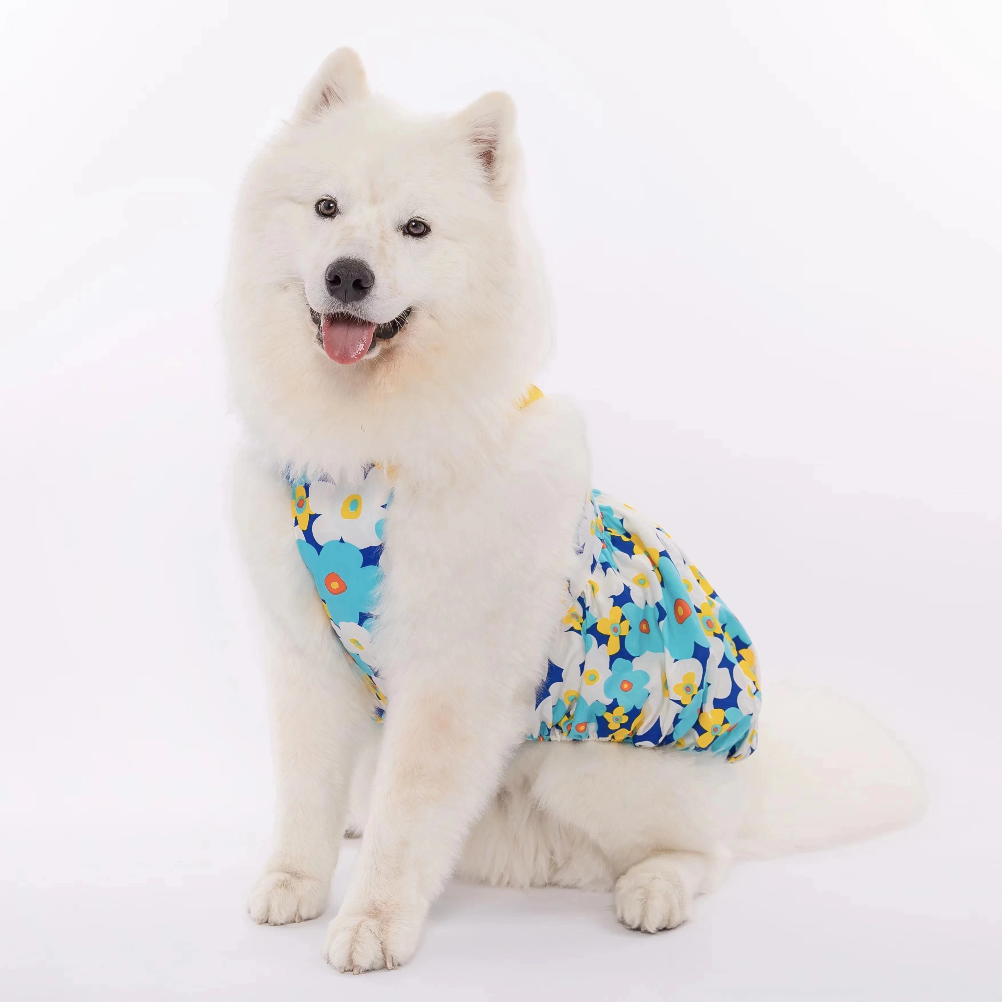 Soft Pet Dog Floral Dress - PeticaDeals