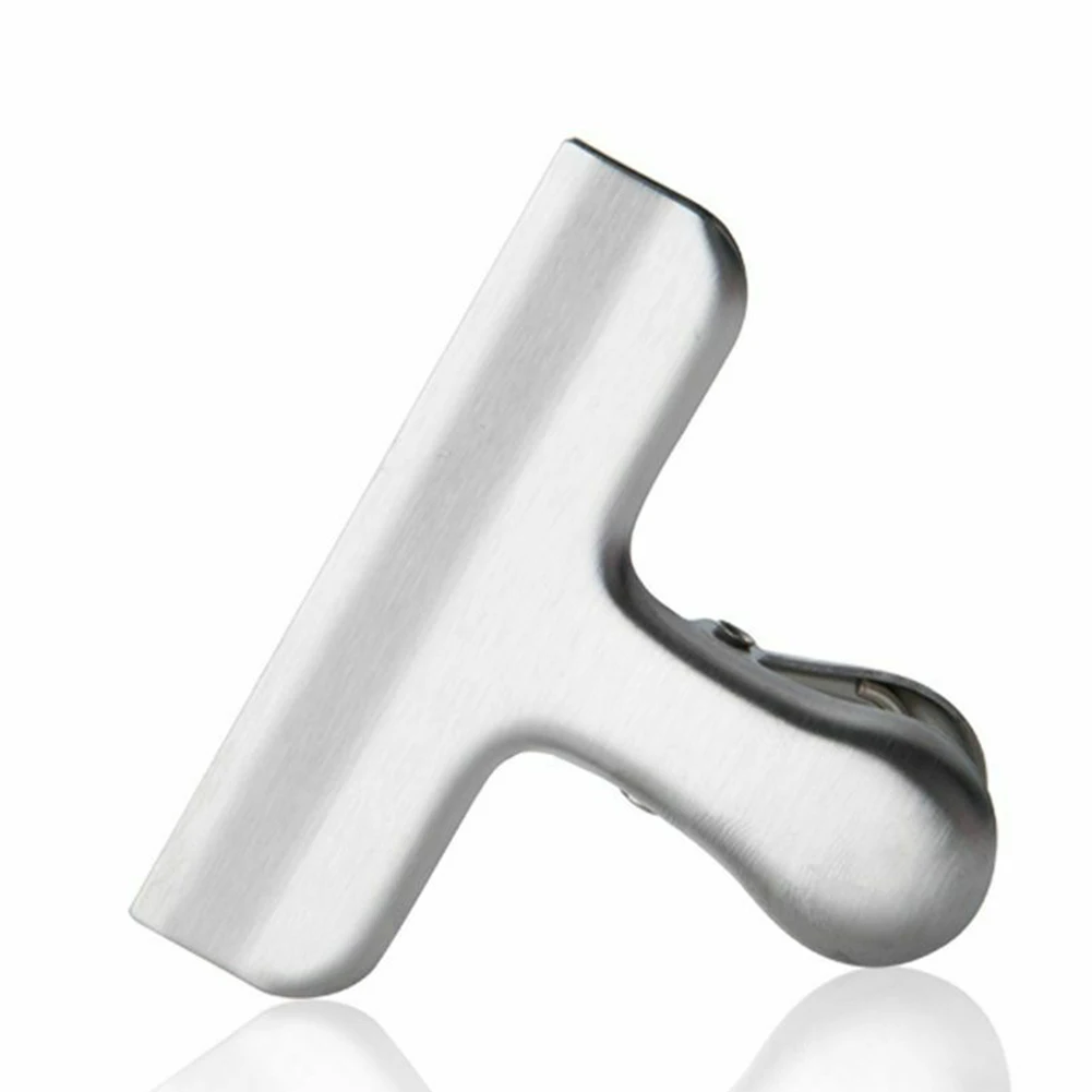Sealing Clips 8pcs Stainless Steel Food Snack Sealing Pocket Mini Vacuum Fresh-keeping