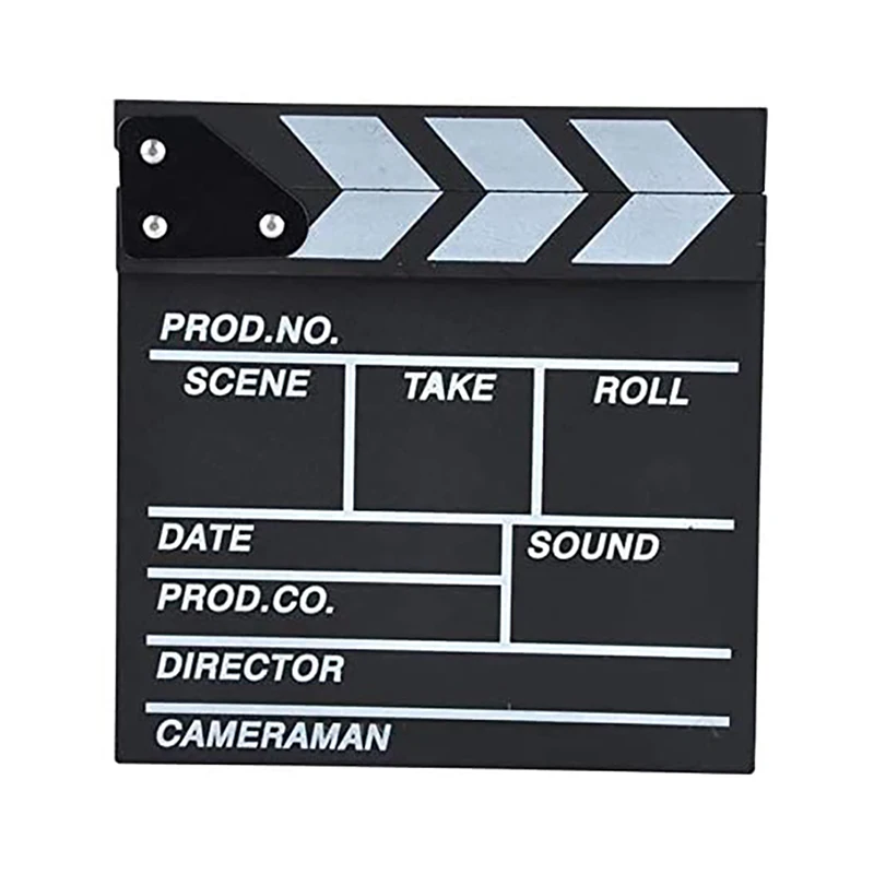 

Профессиональная портативная деревянная доска 20x20 см для режиссера видео ТВ фильма