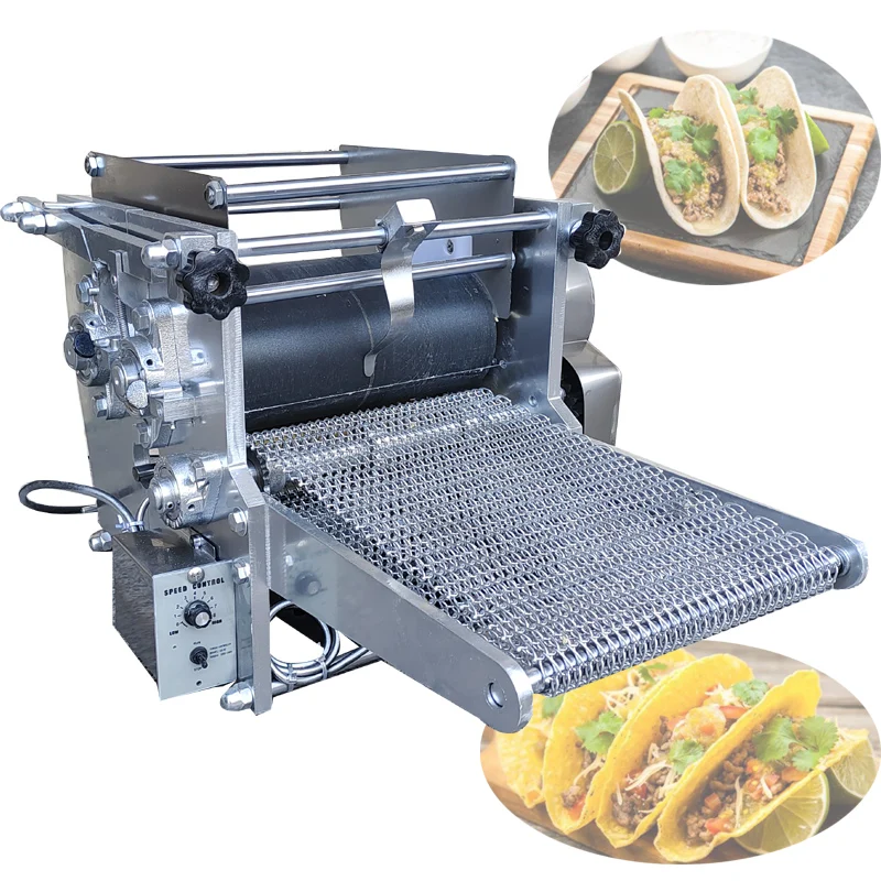 

Thickness Adjusted 110v 220v Automatic Tortilla Roti Maker Machine Mexico Tortilla Making Machine