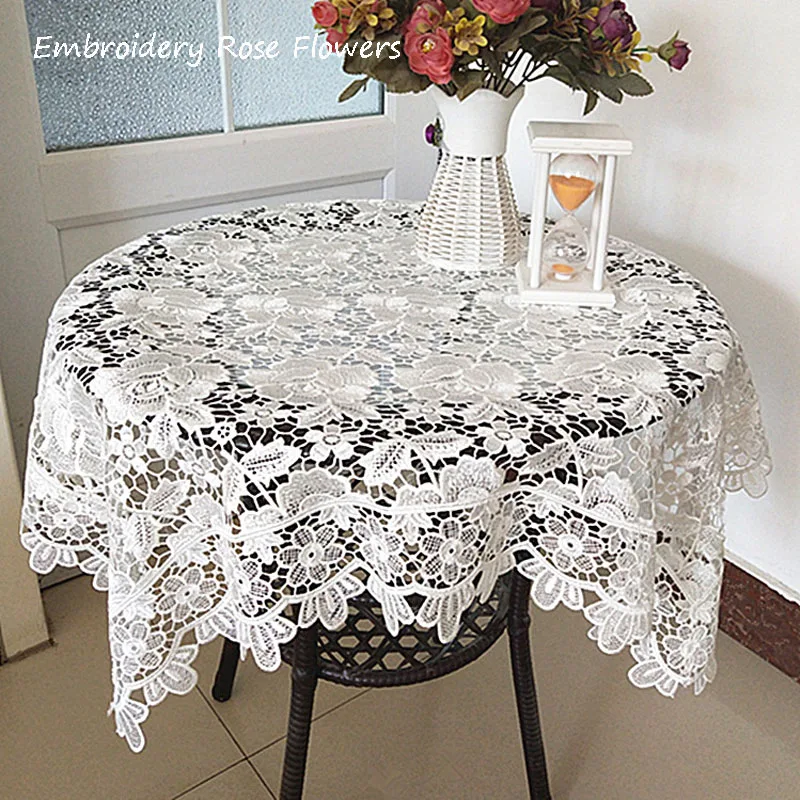 Leather Table Cloth Rectangular Tablecloth Disposable Tablecloth Tarot Card Table Cloth Table Cloth Tarot Tablecloth Rose Flowers Embroidery Table Cloth Cover Wedding Kitchen Party Christmas Table Decoration and Accessories