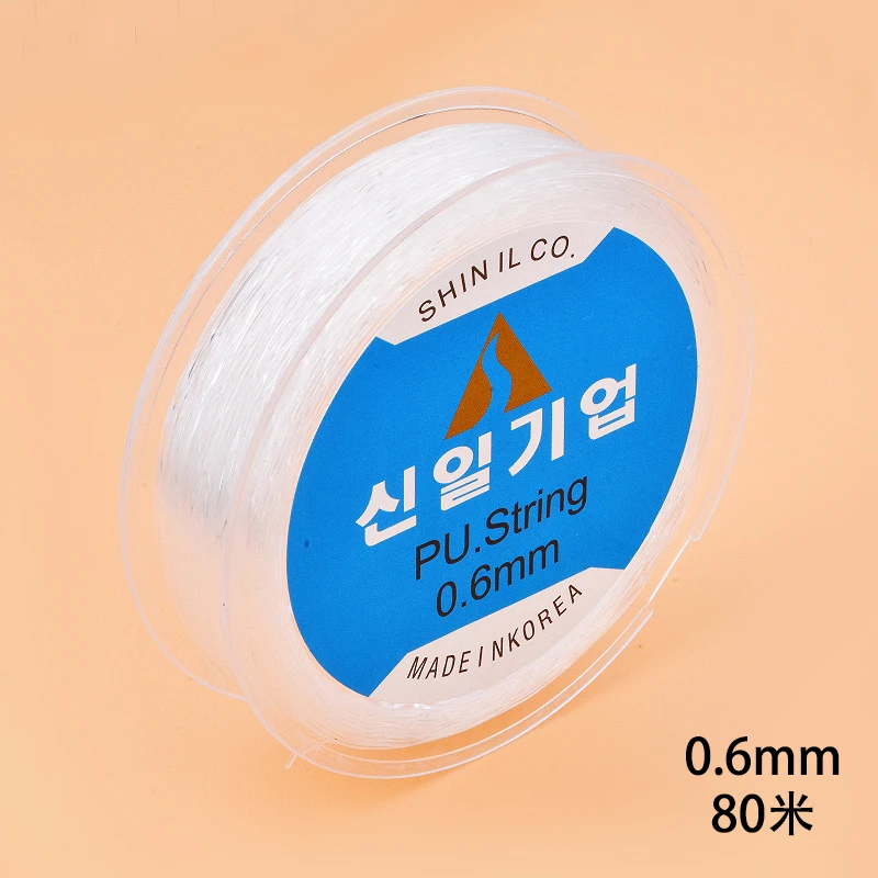 Korea transparent crystal line, elastic , bracelet string rope , string beads beads , elastic rope - 4