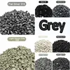 300PCS Grey Color Round Tile 1x1 98138 Building Block Part Brick for Kid Pixel Art Remix Painting QR Code Gift Children DIY Toy 1