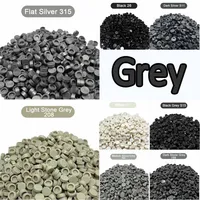 300PCS Grey Color Round Tile 1x1 98138 Building Block Part Brick for Kid Pixel Art Remix Painting QR Code Gift Children DIY Toy 1