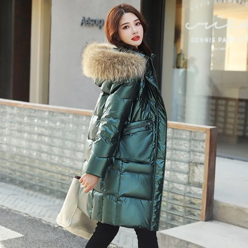 Рисунок 4 - Новинка 2023, женское пуховое пальто из хлопка