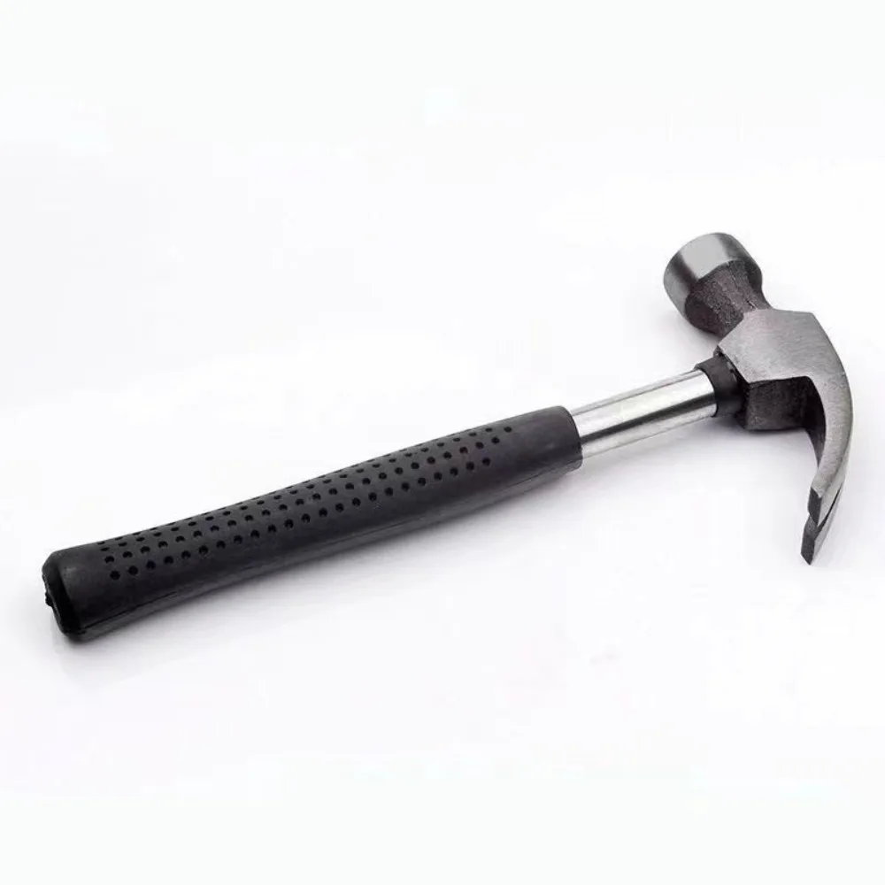 Claw Hammer Multi-function Steel Pipe Handle Safety For Traceless Nails Window Breaker Household Hardware Tools