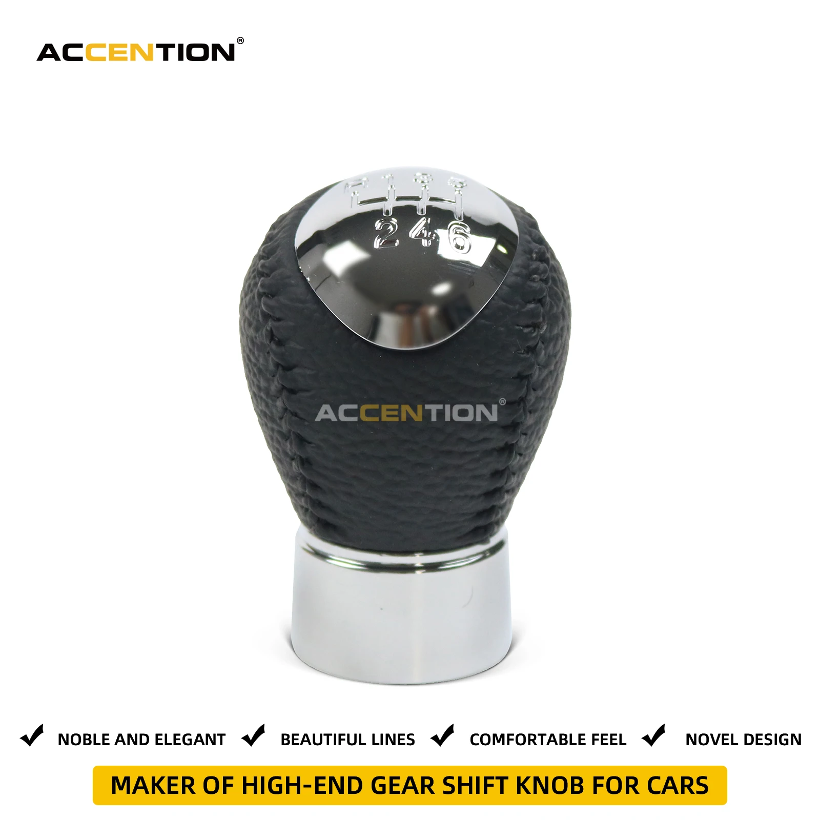 

Manual 6 Speed Gear Shift Knob Stick Handle Head Cover Chrome Cap New For Mazda 3 5 6 323 626 Premacy MPV Rx8