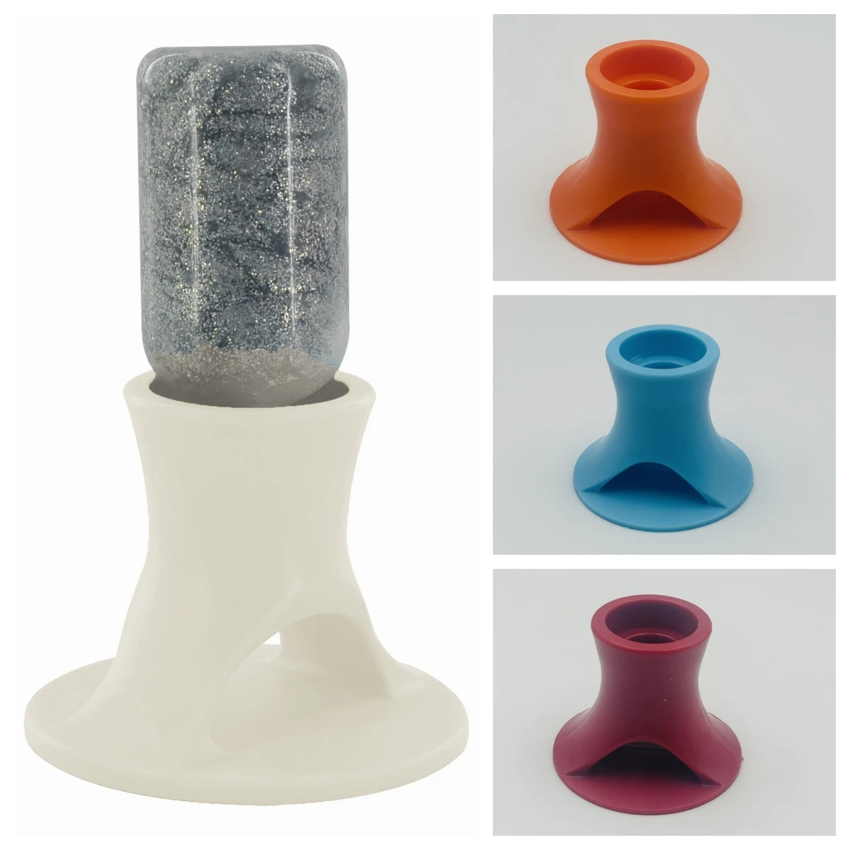 Coin holder portable glue holder rainbow colored multifunctional craft gift tool skin care product