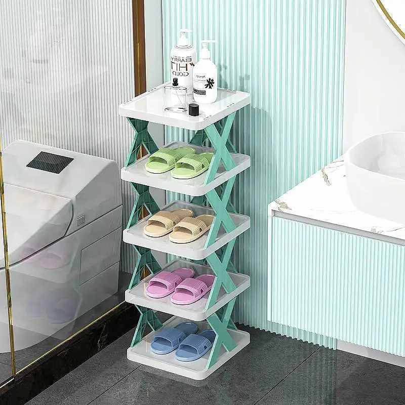 Wall-mounted Multi-layer Shoe Rack, Household Small Shoe Cabinet, Doorstep  Shoe Box Rack, Installation Free Folding Shoe Cabinet - AliExpress