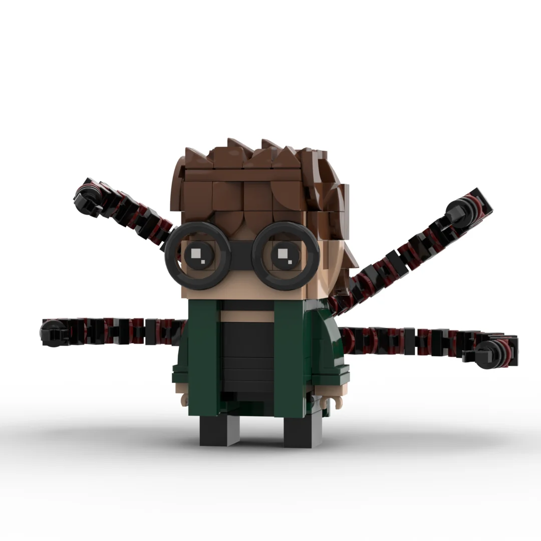 * Super Hero Brickheadz * Iron Heart Villain Revenger Loki Diy Moc Block Brick Set, Compatibile Con