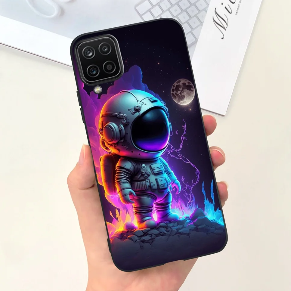 NEW Design For Samsung Galaxy A12 Case Silicone TPU Back Cover For Samsung A12 M12 F12 Galaxy M12 India  Funda Couqe Bumper