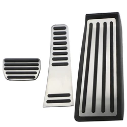 For Volvo XC60 XC90 S90 V90 2018 2019 2020 Stainless Steel Car Accelerator Fuel Pedal Brake Foot Rest Pedals Cover Accessories