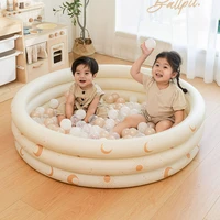 Foldable Storage Children's Indoor Ocean Ball Pool Anti-slip Baby Playground Kids Pool Home Inflatable Ocean Ball Baby Playpens 1
