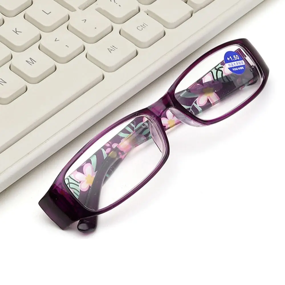 

Men Women Portable Eye Protection Vintage Eyeglasses Ultra Light Frame Anti-Blue Light Reading Glasses